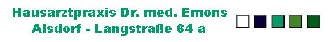zur Praxis Dr. med Emons